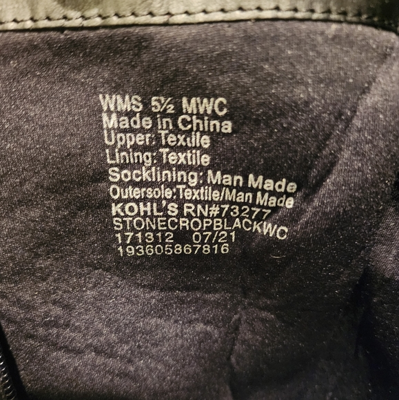 Women's black tall boots - Picture 7 of 7